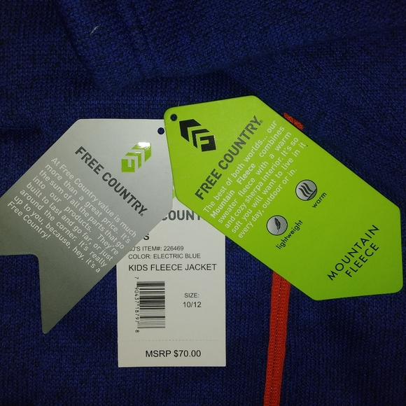 NWT Blue Fleece - Picture 4 of 7